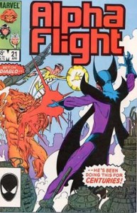 Alpha Flight 21 Cover